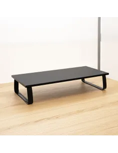 TooQ Soporte Elevador Multiusos para Monitor Portátil, Negro 2