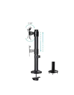 TooQ Soporte de Mesa para Pantallas 17"-32", Color Negro 2