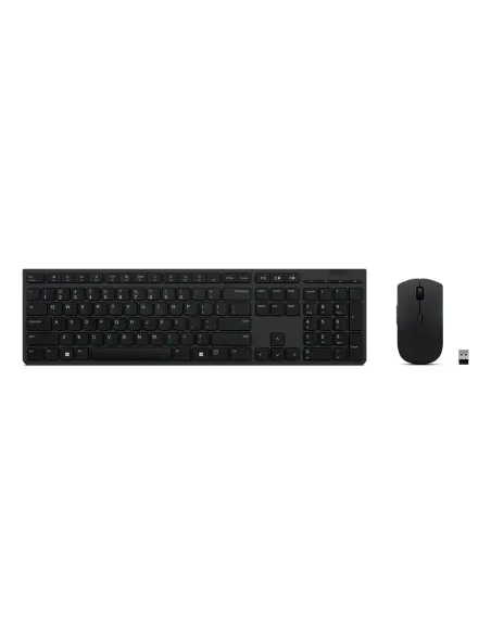 Lenovo 4X31K03961 teclado Ratón incluido RF Wireless + Bluetooth Portugués Gris