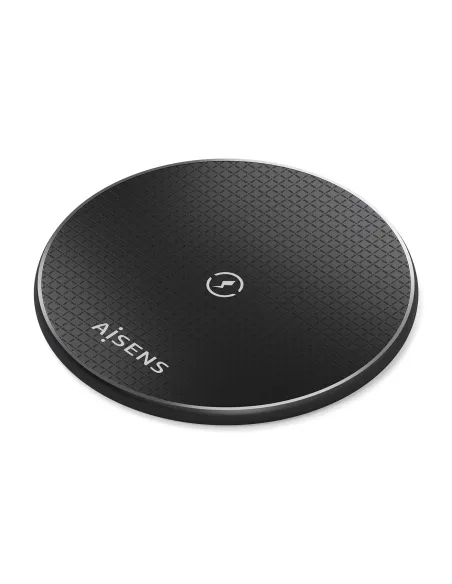 AISENS Cargador Inalambrico USB-C 15W Para Movil, Negro