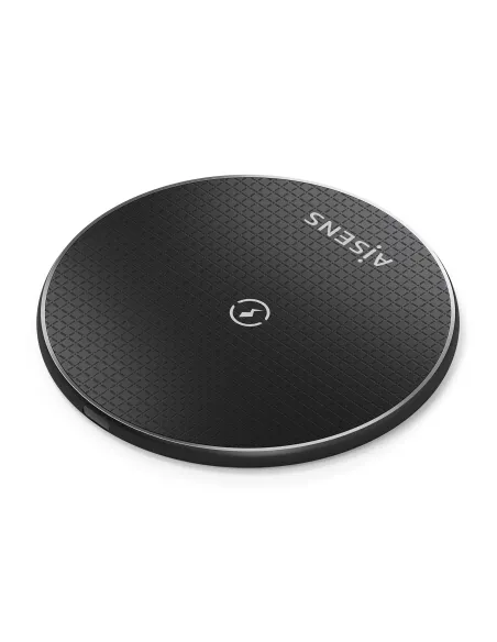 AISENS Cargador Inalambrico USB-C 15W Para Movil, Negro