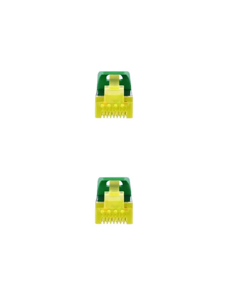 Nanocable Cable de red latiguillo RJ45 LSZH Cat.6A SFTP AWG26, Verde, 1.0 m