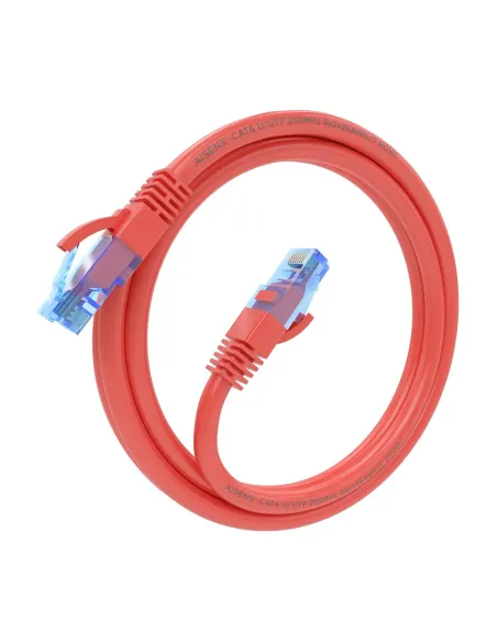 AISENS Cable De Red Latiguillo RJ45 Cat.6 UTP AWG26 CCA, Rojo, 1.5 m