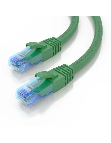 AISENS Cable De Red Latiguillo RJ45 Cat.6 UTP AWG26 CCA, Verde, 1.0 m