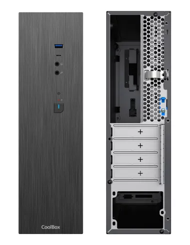 CoolBox CAJA MATX SLIM T370 USB-C 3.2 GEN1 FTE.300TBZ 300W 80+BRONZE
