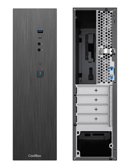 CoolBox CAJA MATX SLIM T370 USB-C 3.2 GEN1 FTE.300TBZ 300W 80+BRONZE