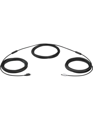 Logitech 939-001490 cable ps 2 15 m 6-p Mini-DIN Negro