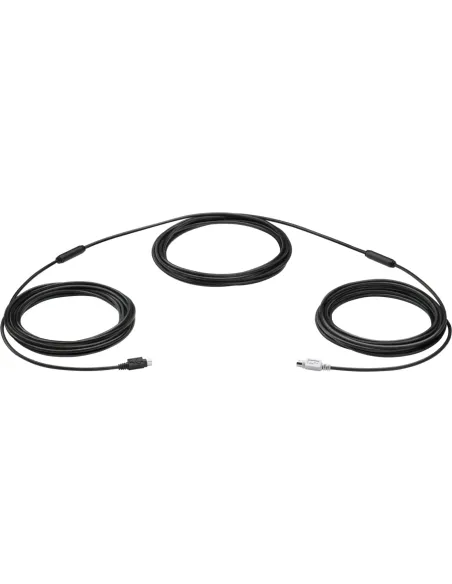Logitech 939-001490 cable ps 2 15 m 6-p Mini-DIN Negro