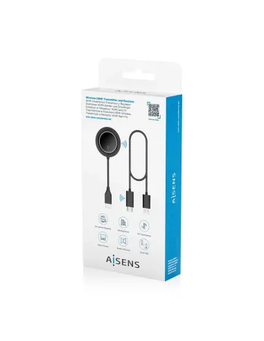 AISENS HDMI Inalambrico 1080P 30m, Negro