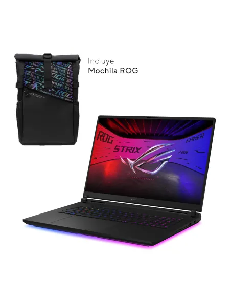 ASUS ROG Strix SCAR 18 G835LW-SA077W - Ordenador Portátil Gaming de 18" WQXGA 240Hz (Intel Core Ultra 9 275HX, 64GB RAM, 2TB ASUS ROG Strix SCAR 18 G835LW-SA077W - Ordenador Portátil Gaming de 18" WQXGA 240Hz (Intel Core Ultra 9 275HX, 64GB RAM, 2TB