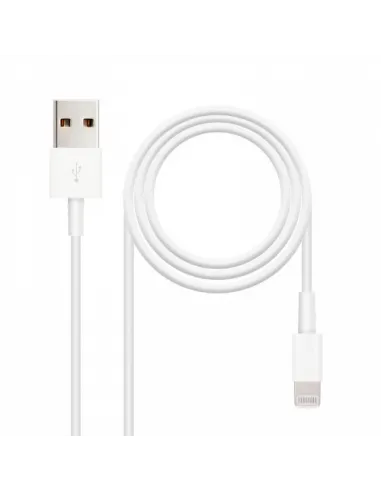 Nanocable CABLE LIGHTNING IPHONE A USB 2.0, IPHONE LIGHTNING-USB A/M, 2.0 M