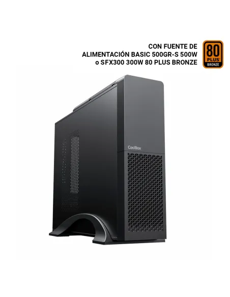 CoolBox CAJA MATX SLIM T313 USB-C 3.2 GEN1 FTE.300SBZ 300W 80+ BRONZE