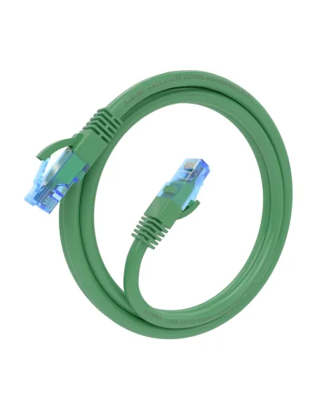 AISENS Cable De Red Latiguillo RJ45 Cat.6 UTP AWG26 CCA, Verde, 1.5 m