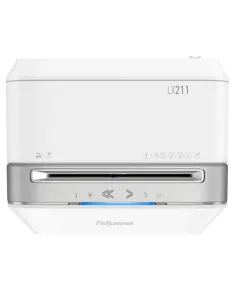 Fellowes LX Series Powershred LX21 triturador de papel Microcorte Gris, Blanco 2