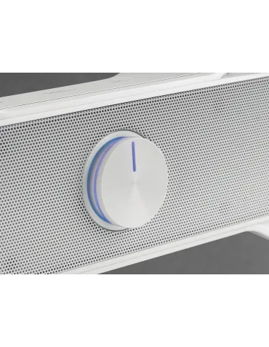 Mars Gaming MSBXW Blanco, Barra de Sonido RGB, Bluethooth 5.0+Jack 3.5, Sonido DSP 10W