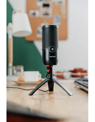 CHERRY UM 3.0 Negro Micrófono de superficie para mesa