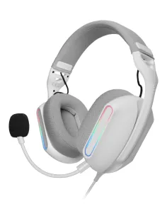 Mars Gaming MH-PROW Auriculares Alámbrico Diadema Juego USB tipo A Blanco 2