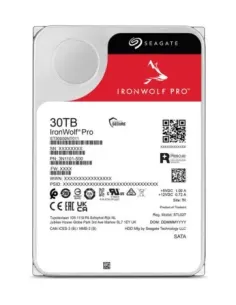Seagate IronWolf Pro ST30000NT011 disco duro interno 30 TB 7200 RPM 512 MB 3.5" Serial ATA III