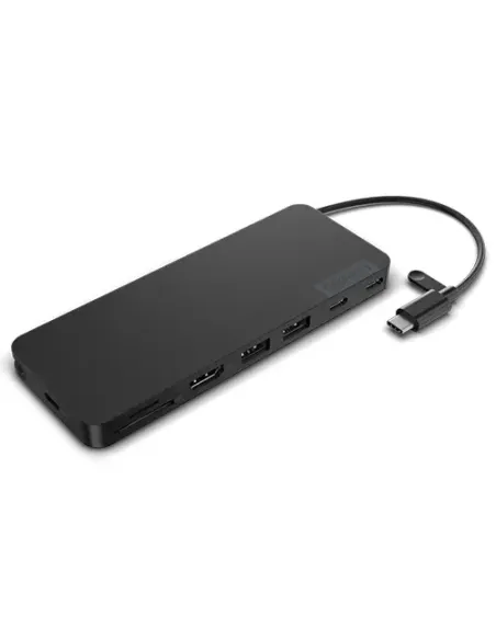 Lenovo 4X11N40212 base para portátil y replicador de puertos Alámbrico USB 3.2 Gen 1 (3.1 Gen 1) Type-C Negro