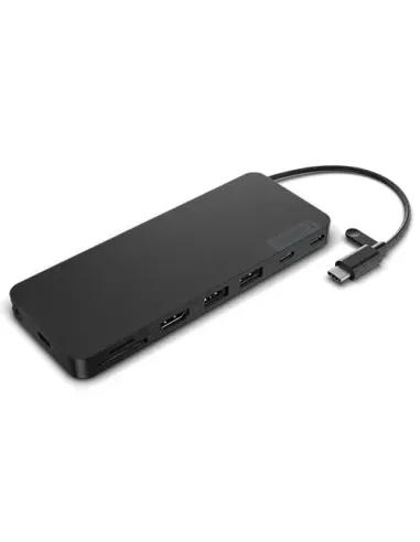 Lenovo 4X11N40212 base para portátil y replicador de puertos Alámbrico USB 3.2 Gen 1 (3.1 Gen 1) Type-C Negro