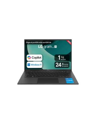 LG Gram 14Z90RU-G.AA55B ordenador portatil Copilot+ PC Intel® Core™ i5 i5-1334U Portátil 35,6 cm (14") WUXGA 16 GB LPDDR5-SDRAM
