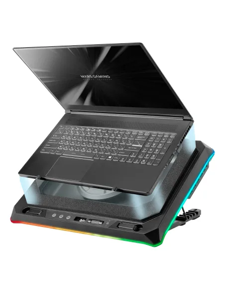 Mars Gaming MNBC-ULTRA almohadilla fría 45,7 cm (18") 2400 RPM Negro