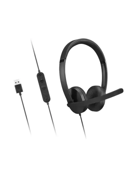 Lenovo 4XD1P83425 auricular y casco Auriculares Alámbrico Diadema Llamadas Música USB tipo A Negro Lenovo 4XD1P83425 auricular y casco Auriculares Alámbrico Diadema Llamadas Música USB tipo A Negro