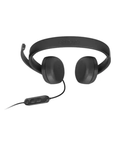 Lenovo 4XD1P83425 auricular y casco Auriculares Alámbrico Diadema Llamadas Música USB tipo A Negro