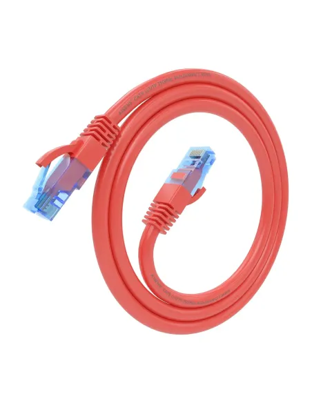 AISENS Cable De Red Latiguillo RJ45 Cat.6 UTP AWG26 CCA, Rojo, 0.5 m AISENS Cable De Red Latiguillo RJ45 Cat.6 UTP AWG26 CCA, Rojo, 0.5 m