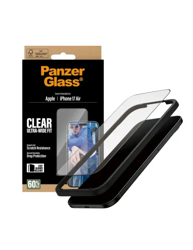 PanzerGlass ® Screen Protector iPhone 17 Air | Ultra-Wide Fit w. EasyAligner Protector de pantalla Apple 1 pieza(s)