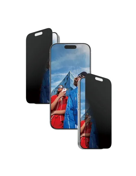 PanzerGlass ® 2-Way Privacy Screen Protector iPhone 17 | iPhone 16 Pro | Ultra-Wide Fit w. EasyAligner Protector de pantalla