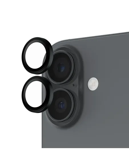 PanzerGlass ® Hoops® Black Camera Lens Protector iPhone 17 | iPhone 16 | 16 Plus Protector de pantalla Apple 1 pieza(s)