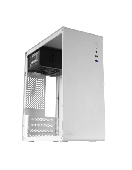 Tacens ORUMX500, Caja Minitorre Slim Micro-ATX + Fuente de Alimentación SFX 500W, Ultra Compacta, Estructura de Acero,