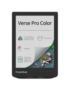 Libro electronico ebook pocketbook verse pro color ereader 6 pulgadas 16 gb stormy sea