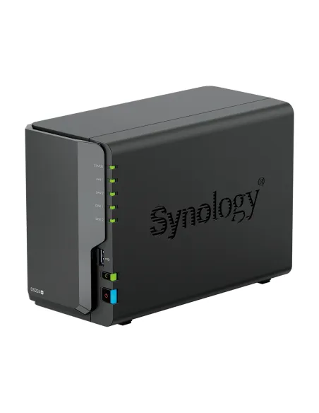 Servidor nas synology disk station ds224+ 2gb 2 bahias raid gigabit ethernet