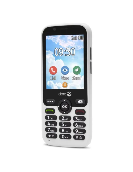Telefono movil senior doro 7010 blanco - 2.8 pulgadas - 4gb rom - 512mb ram - 3mpx - 1600mah