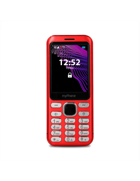 Telefono movil myphone maestro red 2.8 pulgadas -  2mpx -  2g - rojo