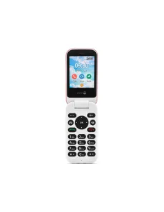 Telefono movil doro 7080 clam red -  white - 2.8 pulgadas -  4g - rojo y blanco