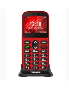Telefono movil telefunken s420 senior phone - 2.31 pulgadas - rojo