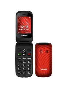Telefono movil telefunken s440 senior phone - 2.4 pulgadas - rojo