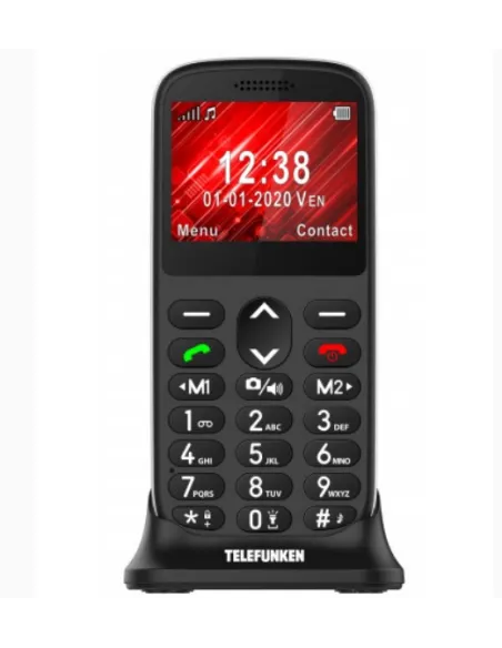 Telefono movil telefunken s420 senior phone - 2.31 pulgadas - negro