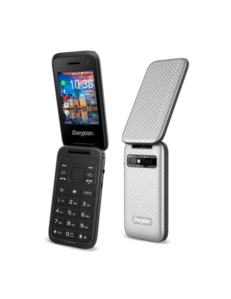 Telefono movil energizer e282scd - 4g - 2.8 pulgadas - diamond silver eu - plateado