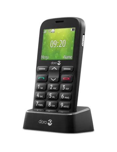 Telefono movil doro 1380 black - 0.3mpx - 2g - negro