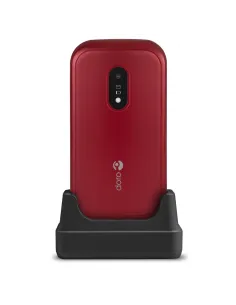Telefono movil doro 6040 red - white - 2.8 pulgadas -  3mpx - rojo y blanco