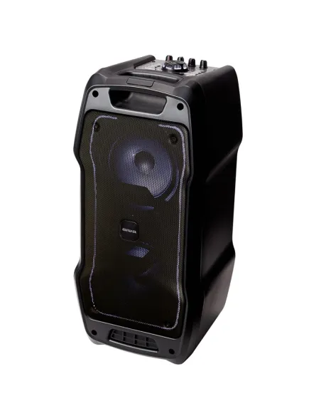 Altavoz trolley aiwa kbtus - 400 50w rms con karaoke karaoke 1 micro inalambrico 1 micro con cable