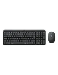Teclado + mouse logitech mk250 inalambrico negro