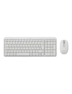 Teclado + mouse logitech mk250 inalambrico blanco