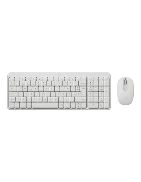 Teclado + mouse logitech mk250 inalambrico blanco