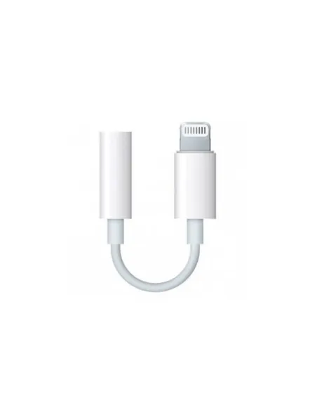 Adaptador apple lightning  a jack 3.5mm macho - hembra Adaptador apple lightning  a jack 3.5mm macho - hembra