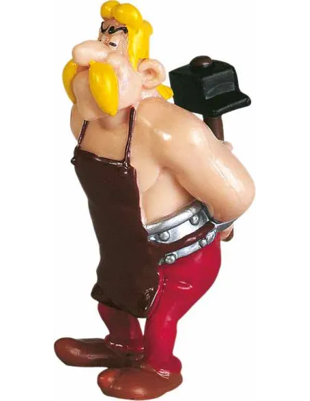 Figura plastoy asterix & obelix herrero esautomatix pvc